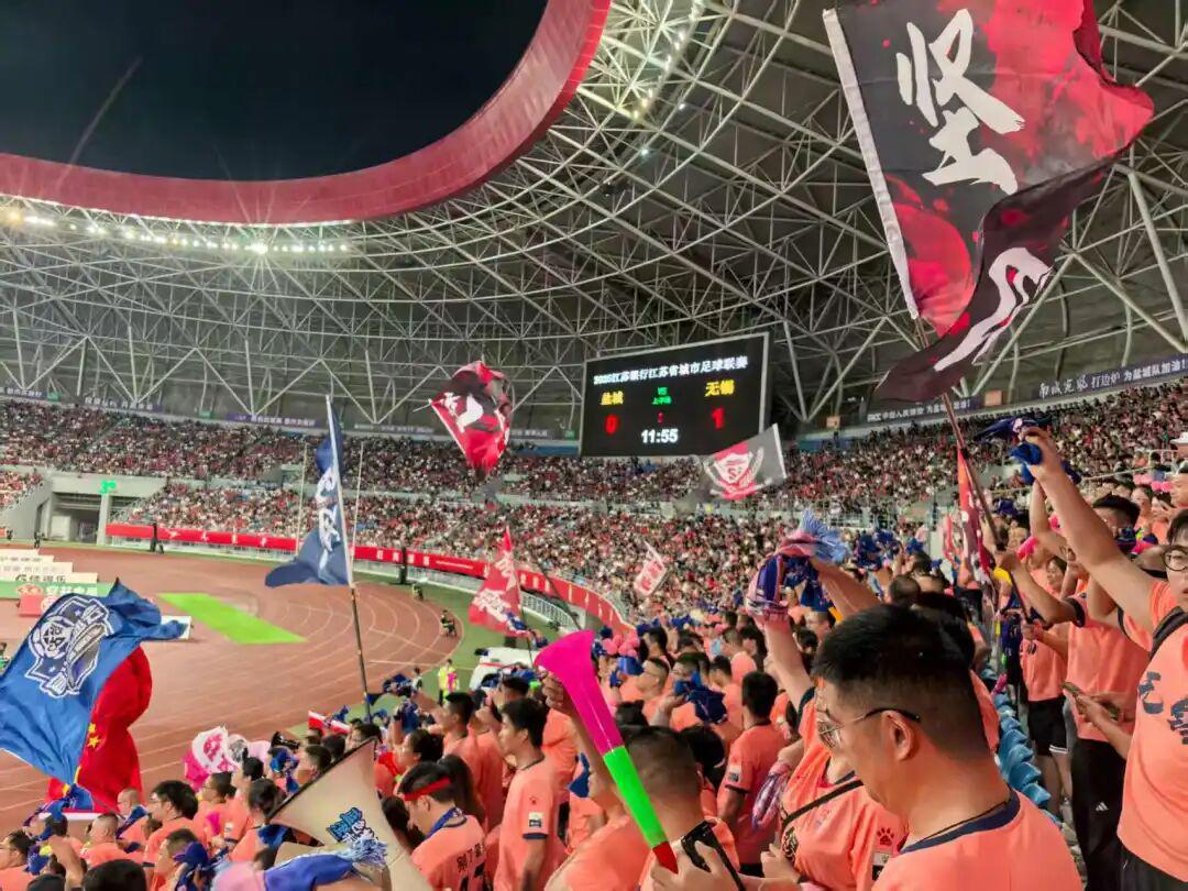 刚刚，无锡队进球了！